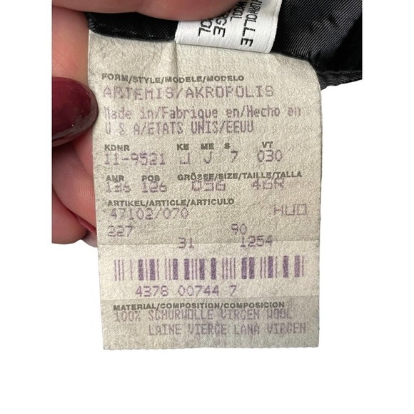 HUGO BOSS Mens 46R Sport Coat Artemis Akropolis Blue Wool 3 Button Pinstripe - Picture 8 of 12